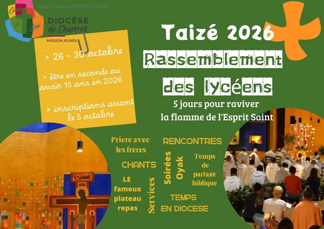 Pèlerinage des lycéens à Taizé 2026