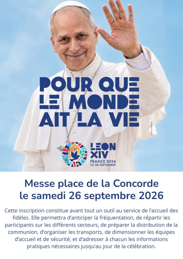 Affiche messe pape Concorde PNG